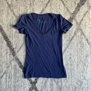 VNeck Navy Shirt by Nollie